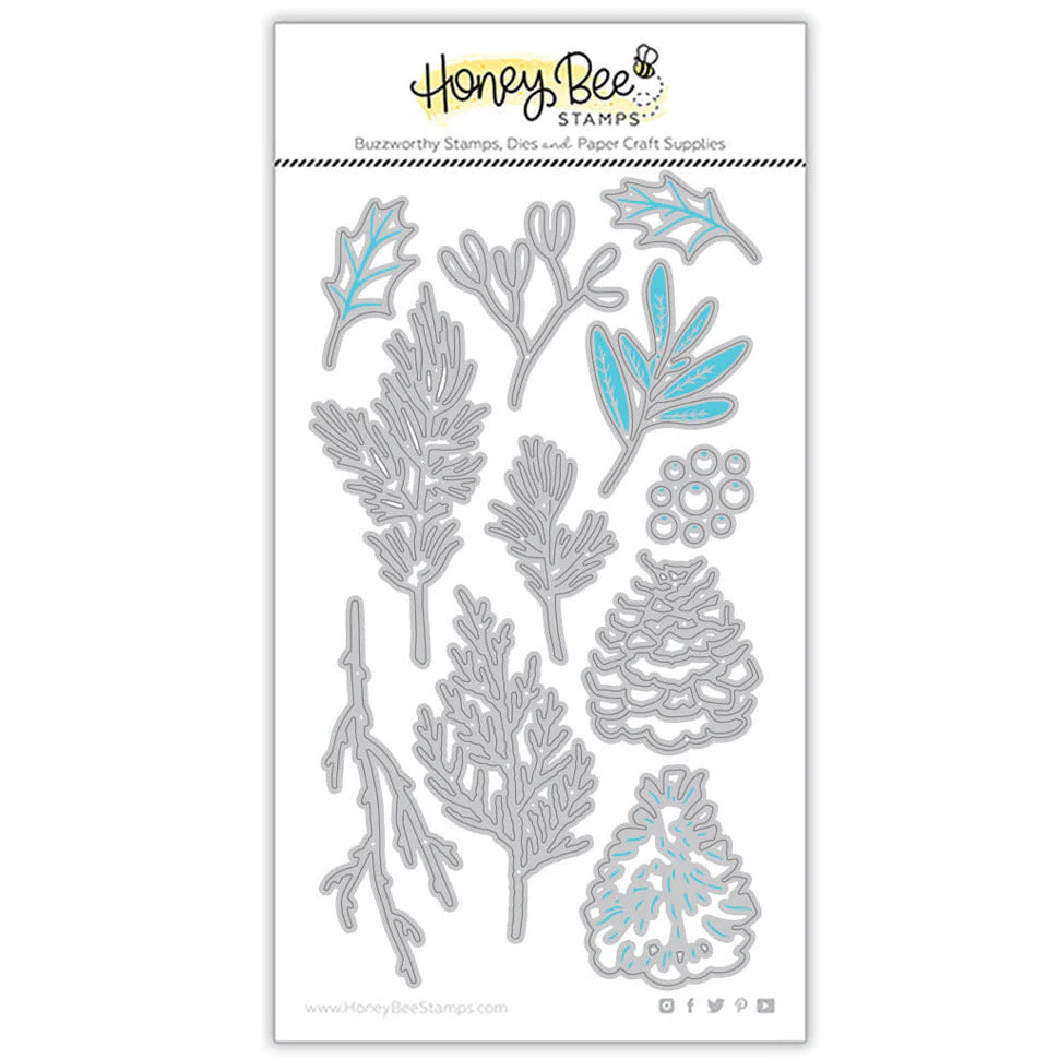 Honey Bee - Lovely Layers: Winter Greenery - Honey Cuts