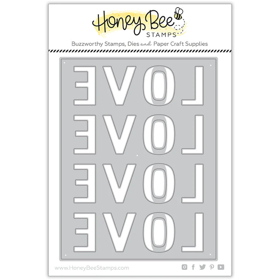 Honey Bee - Love A2 Cover Plate - Honey Cuts