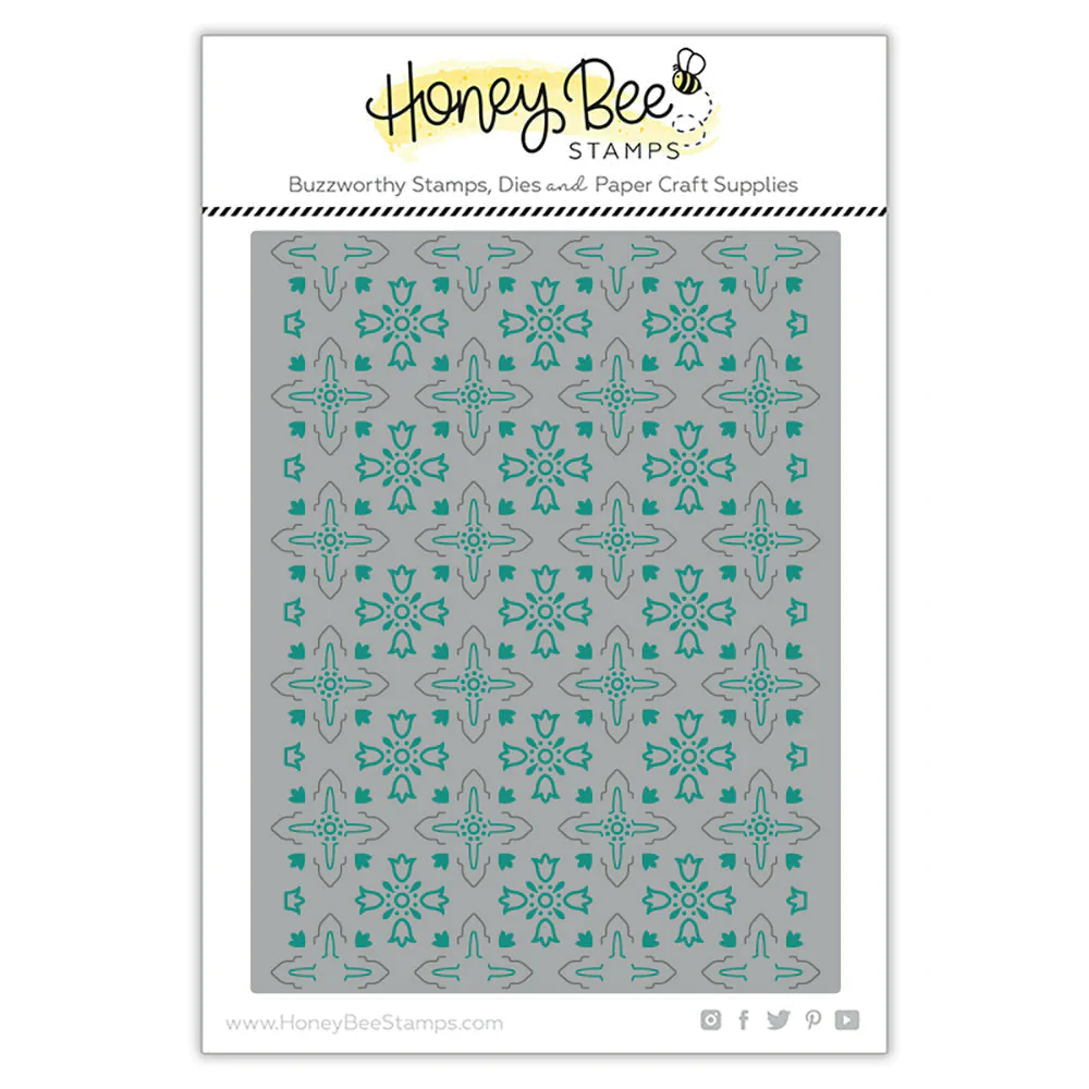 Honey Bee - Ornate A2 Cover Plate Base - Honey Cuts