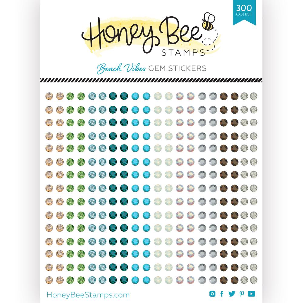 Honey Bee - Gem Stickers | 300 Count | Beach Vibes