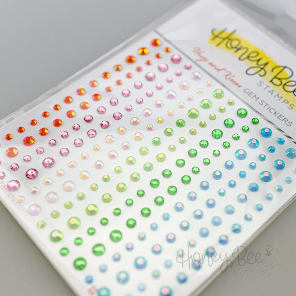 Honey Bee - Gem Stickers | 210 Count | Hugs And Kisses