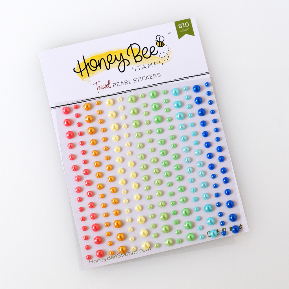 Honey Bee - Travel Pearl Stickers - 210 Count