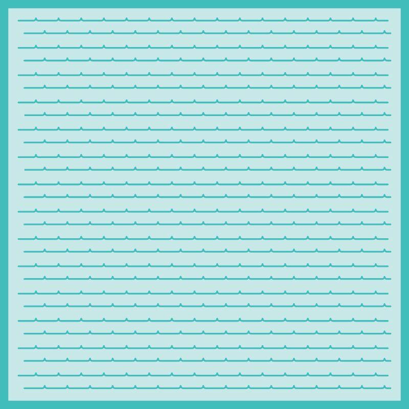 Honey Bee - Square Shingles | Background Stencil