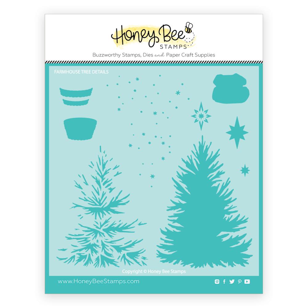 Honey Bee - Farmhouse Tree Details | Stencil