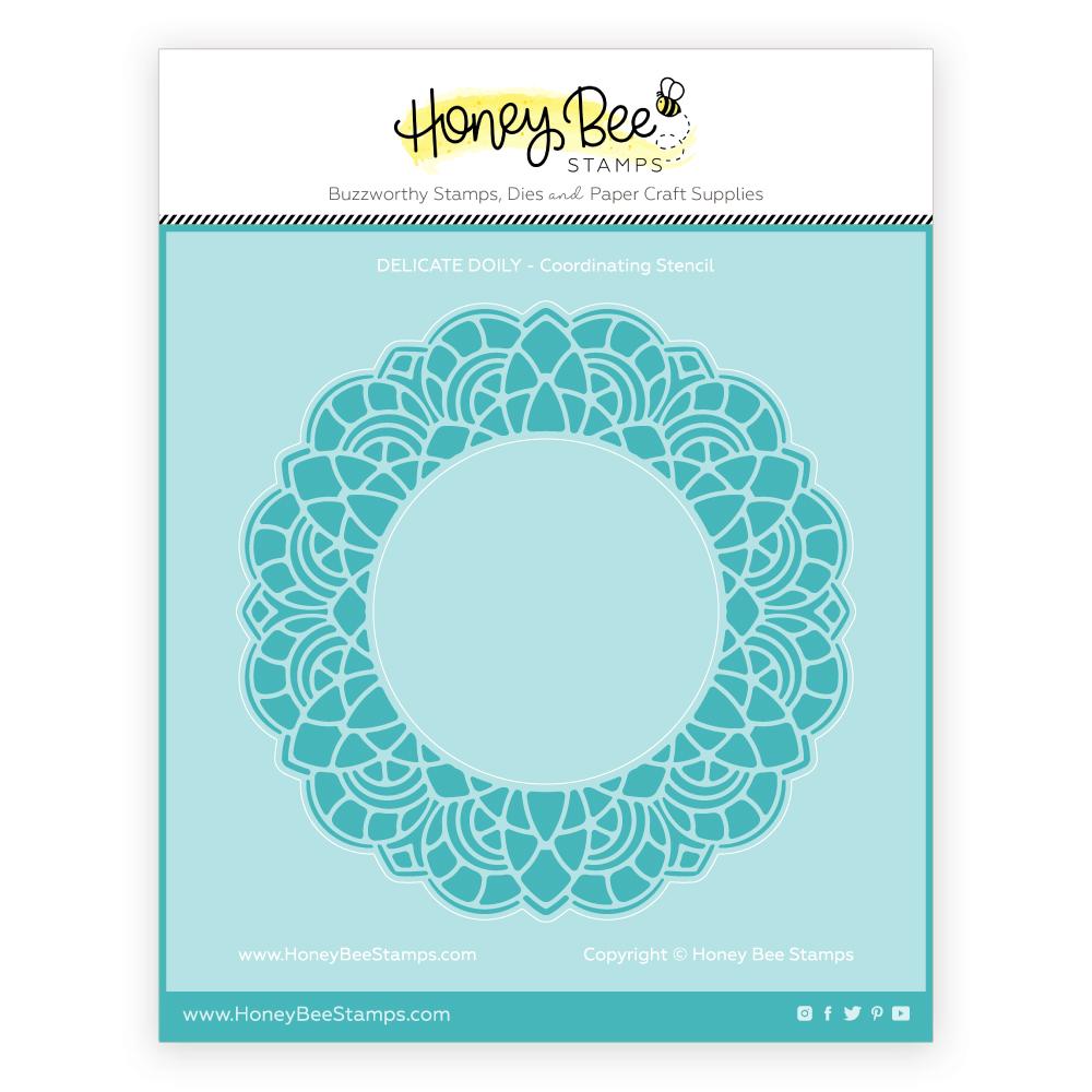 Honey Bee - Delicate Doily | Coordinating Stencil