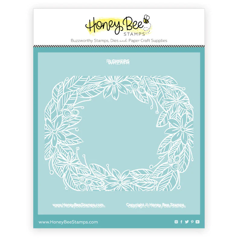 Honey Bee - Holiday Wreath - Set of 4 Coordinating Stencils