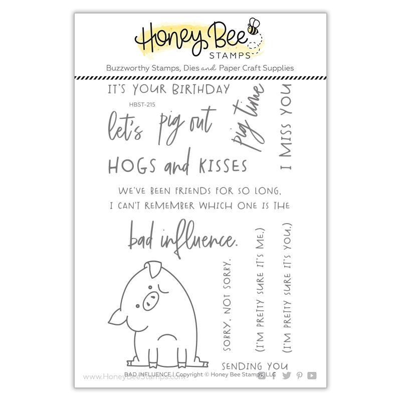 Honey Bee - Bad Influence | 4x6 Stamp Set