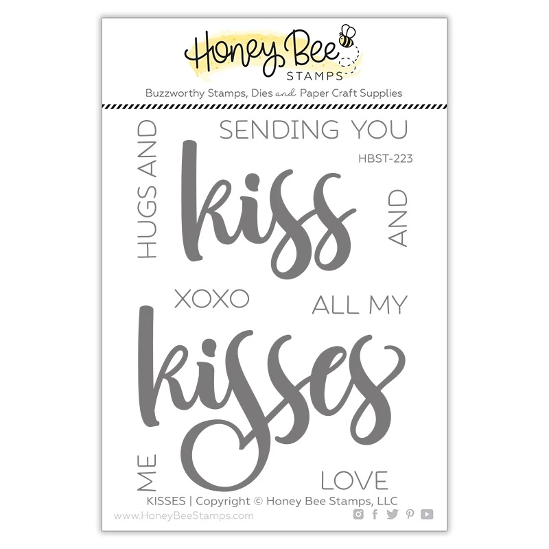 Honey Bee - Kisses | 3x4 Stamp Set