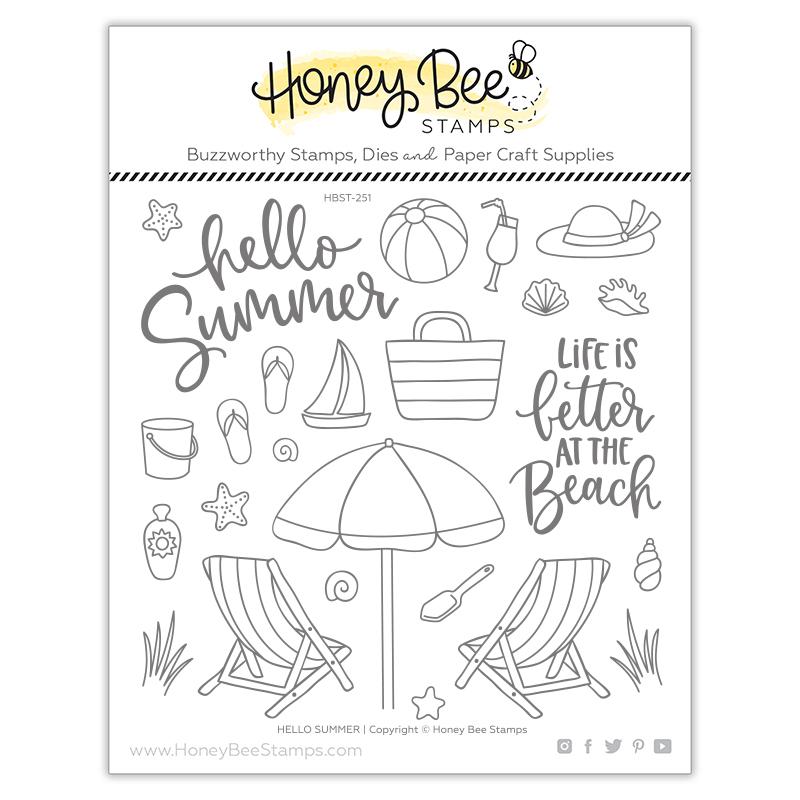 Honey Bee - Hello Summer | 6x6 Stamp Set