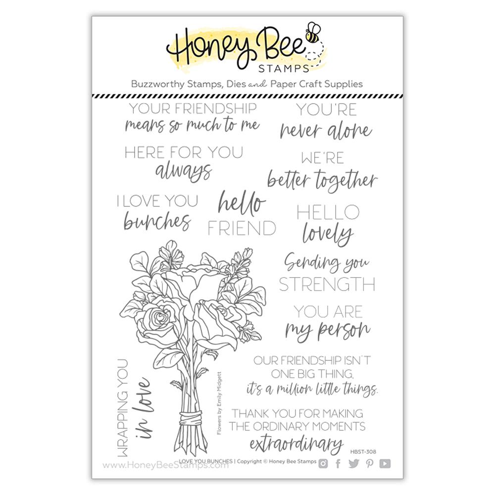 Honey Bee - Love You Bunches | 6x8 Stamp Set