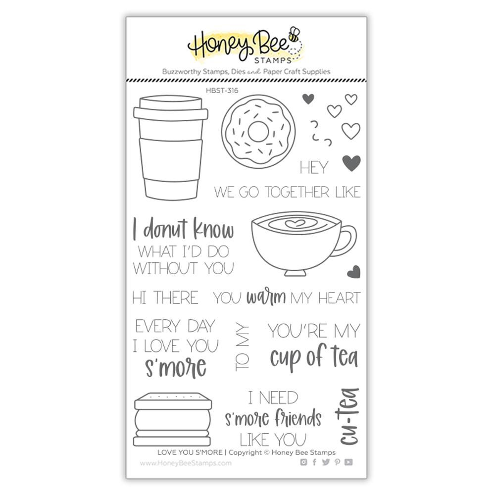 Honey Bee - Love You S'more | 4x6 Stamp Set