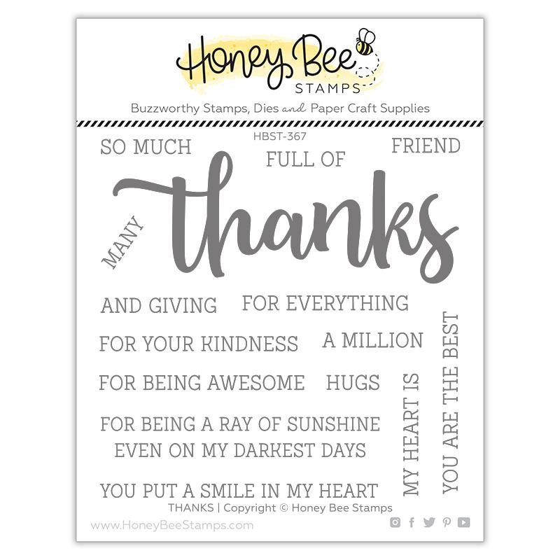 Honey Bee - Thanks | 4x4 Stamp Set