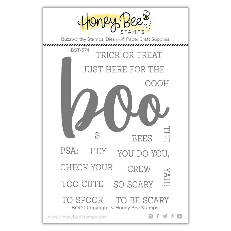 Honey Bee - Boo | 3x4 Stamp Set
