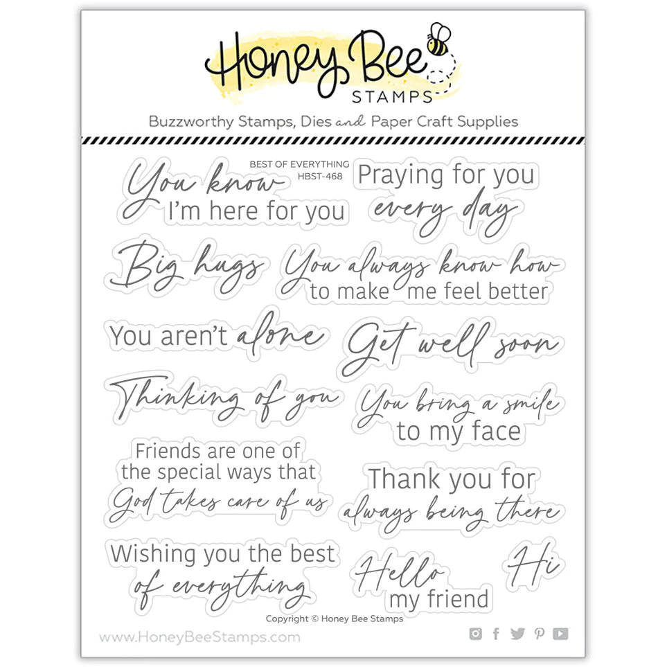 Honey Bee - Best Of Everything - 6x6 Stamp Set