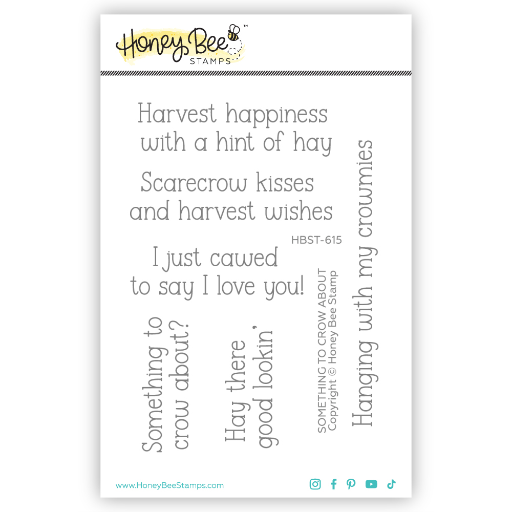 Honey Bee - Something To Crow About 3x4 Stamp Set