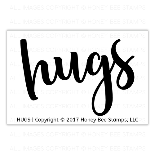 Honey Bee Stamps - Hugs | 2x3 Stamp Set