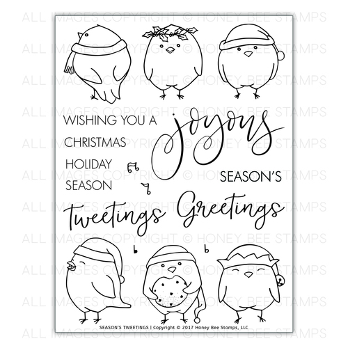 Honey Bee Stamps - Seasons Tweetings | 6x8 Stamp Set