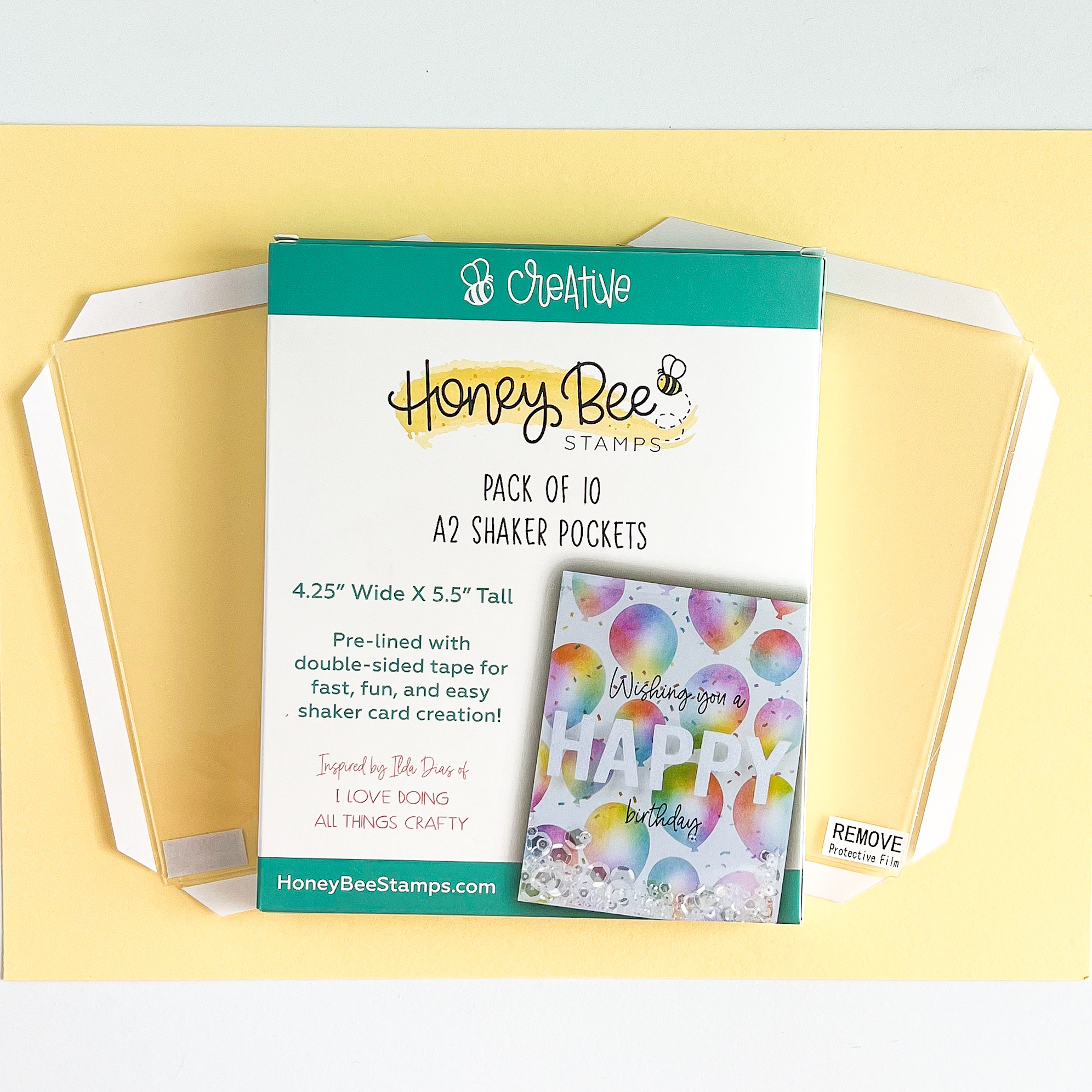 Honey Bee - Bee Creative A2 Shaker Pockets - 10 pack