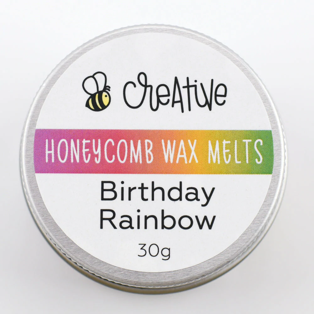 Honey Bee - Bee Creative Honeycomb Wax Melts - Rainbow Birthday