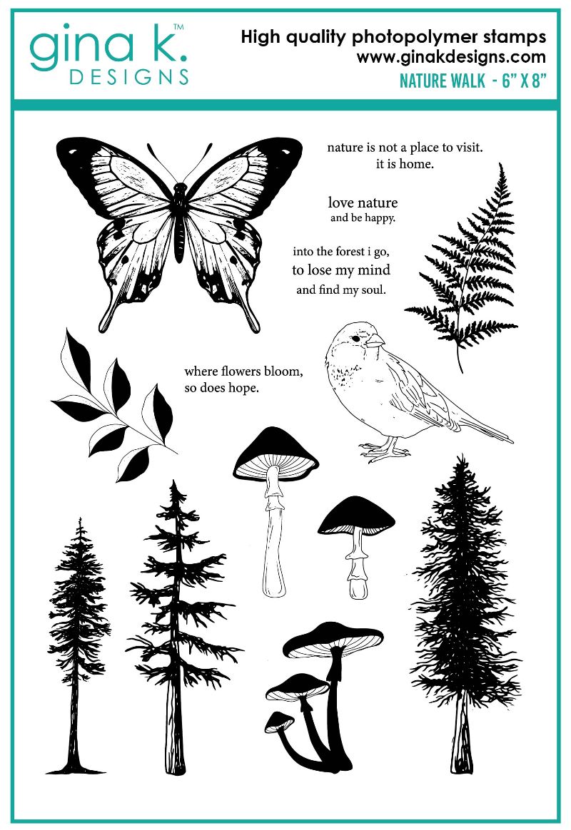 Gina K Designs - Nature Walk - STAMPS