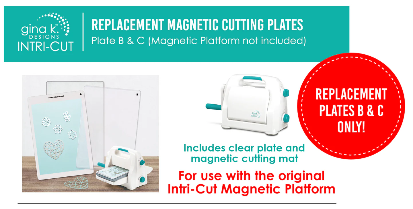 Gina K Designs - Intri-Cut Magnetic Replacement Cutting Plates