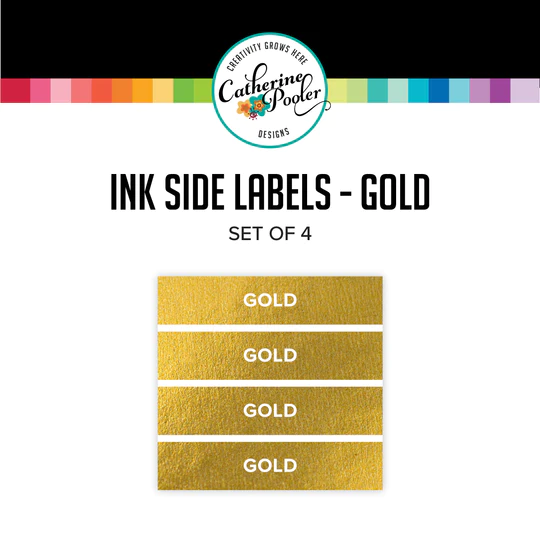 Catherine Pooler - Gold Metallic Pigment Ink Pad Side Labels