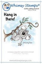 Whimsy Stamps - Hanging in There - Krista Heij-Barber