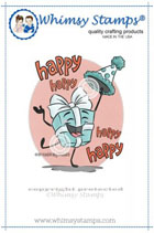 Whimsy Stamps - Happy Present - Krista Heij-Barber
