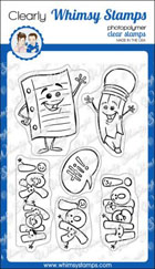 Whimsy Stamps - Just a Note - Krista Heij-Barber