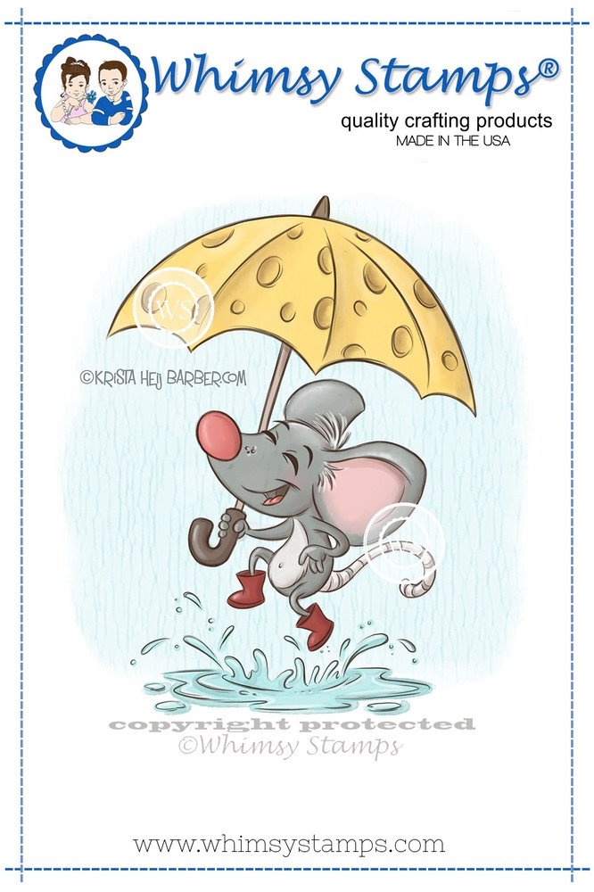 Whimsy Stamps - Puddle Jumpin' Mouse