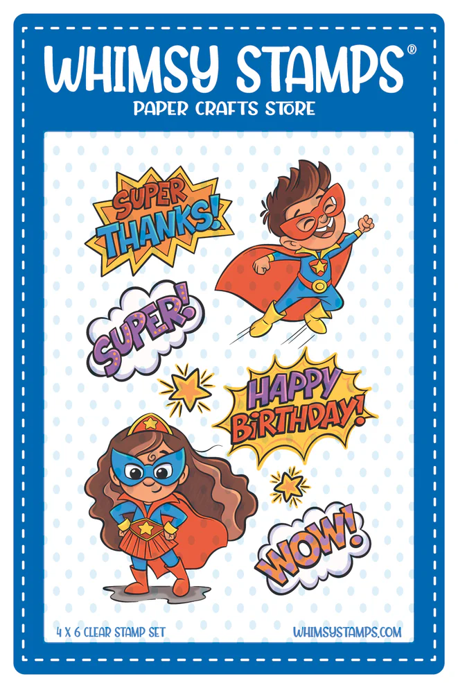 Whimsy Stamps - Super Kids Clear Stamps