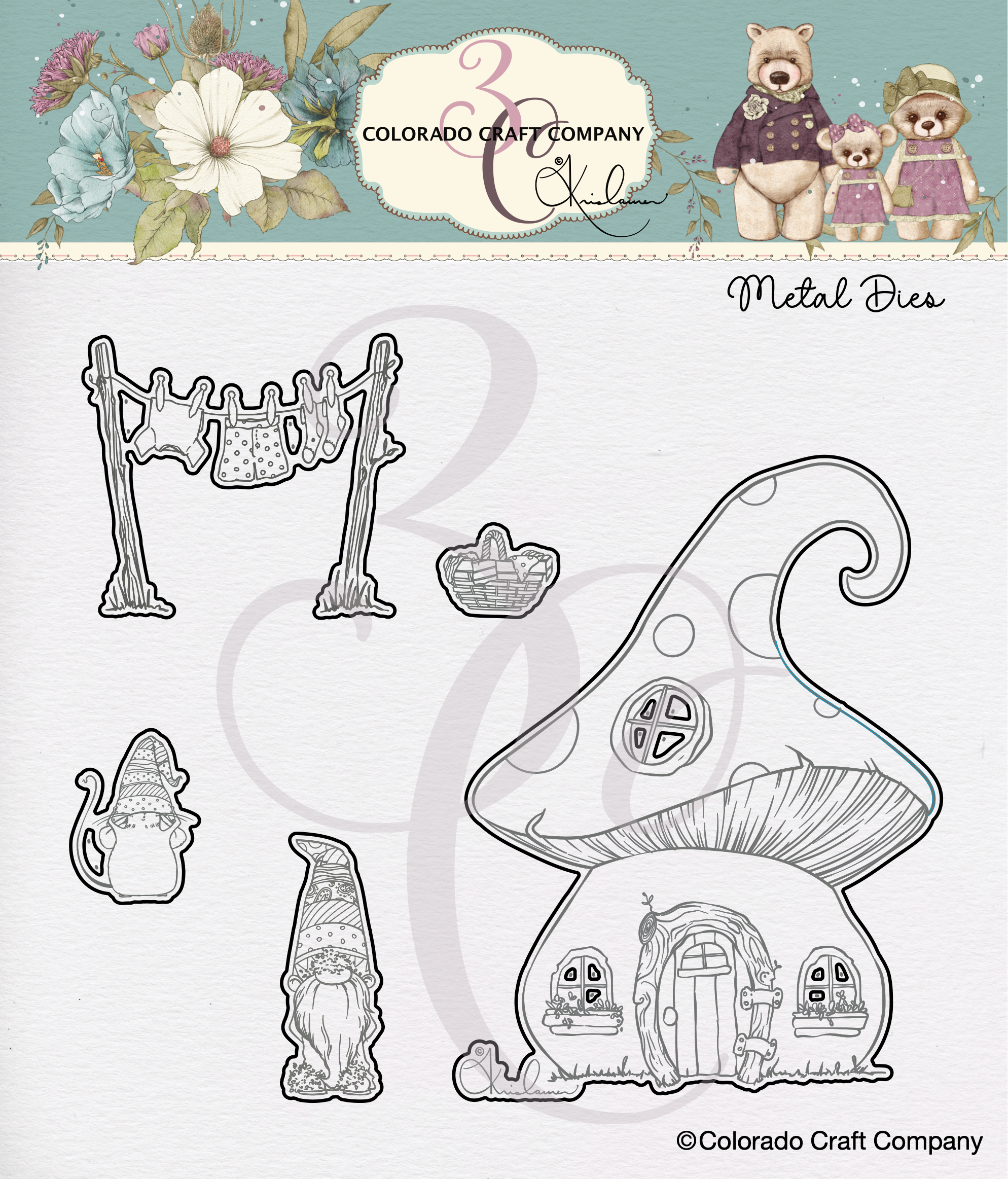 Colorado Craft Company - Kris Lauren~Gnome Home-Dies