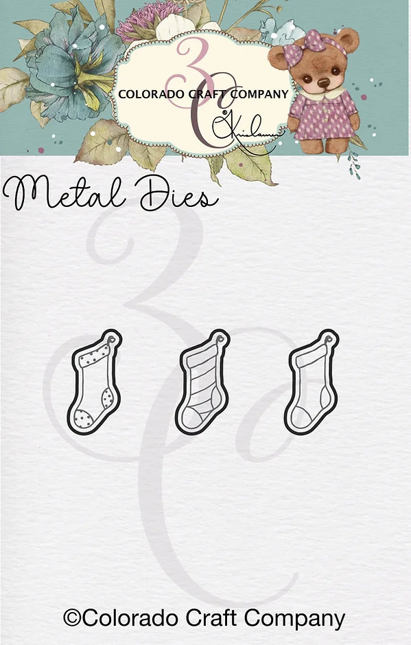 Colorado Craft Company - Kris Lauren~Stocking Mini Dies