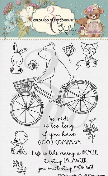 Colorado Craft Company - Kris Lauren~Good Company 4 x 6 Clear Stamps