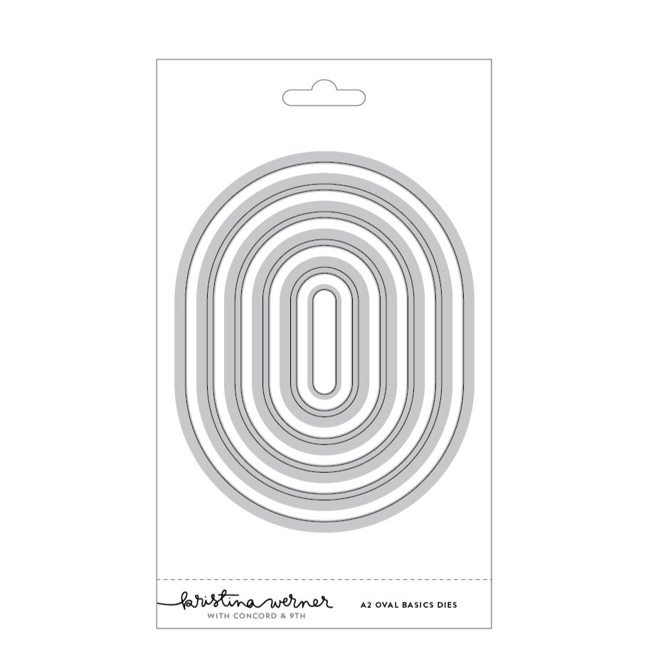 ***NEW* - Concord & 9th - Oval Basics Dies A2