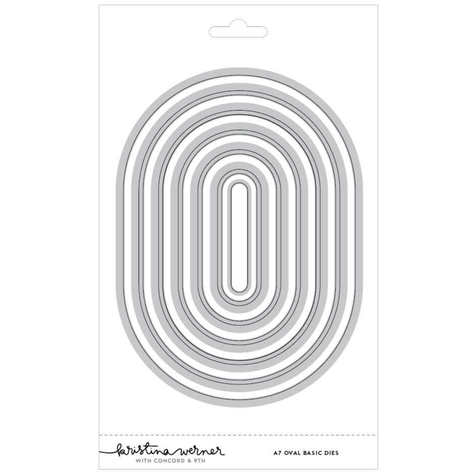 ***NEW* - Concord & 9th - Oval Basics Dies A7