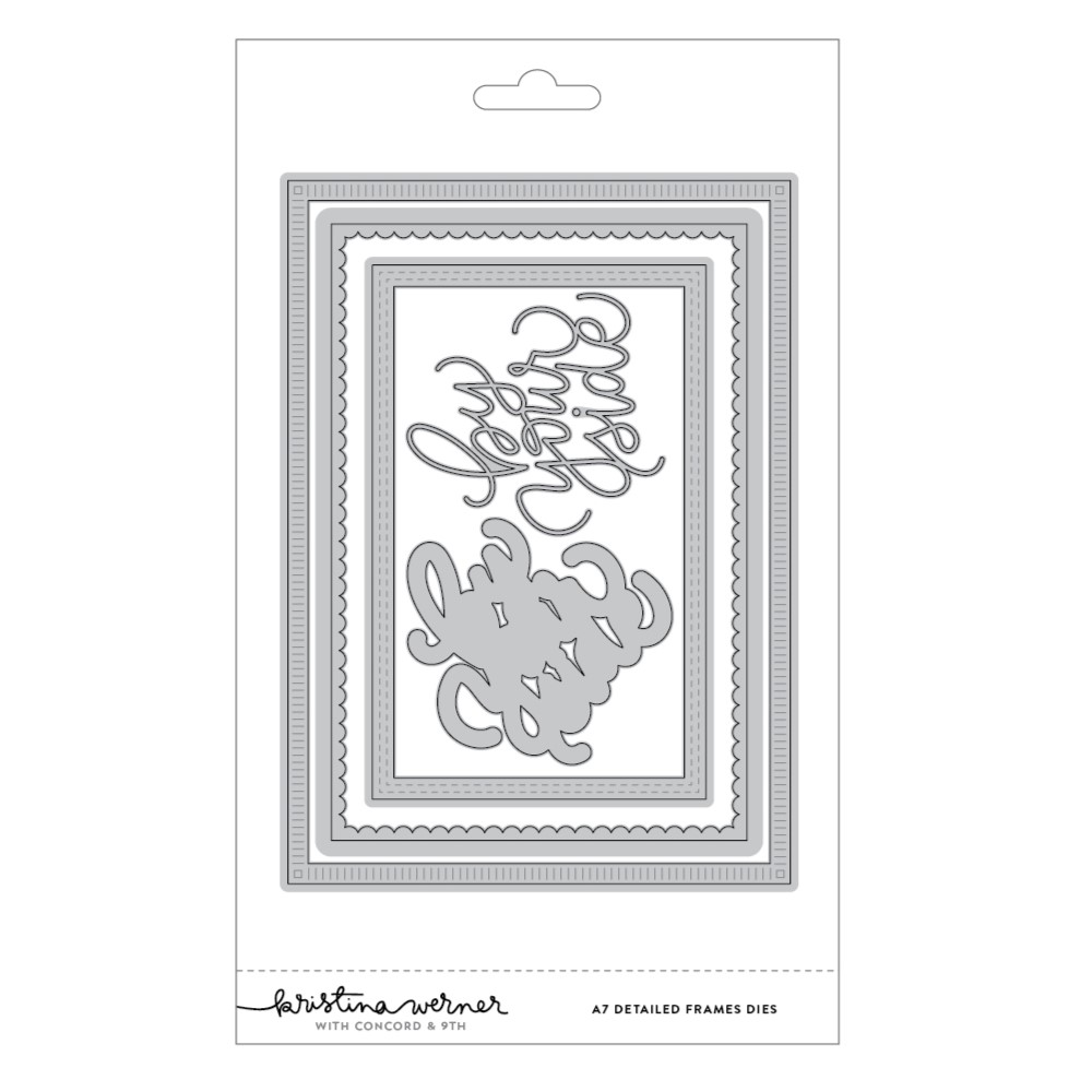 **NEW* - Concord & 9th - A7 Detailed Frames Dies