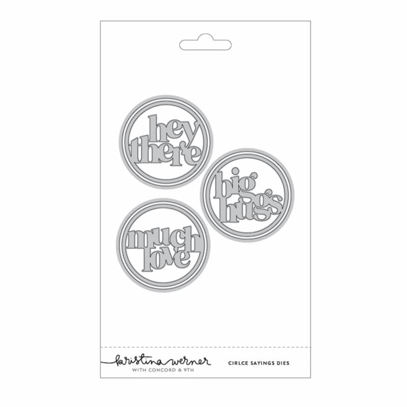 **NEW* - Concord & 9th - Circle Sayings Dies