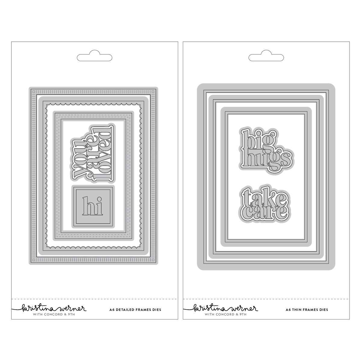 **NEW* - Concord & 9th - A6 Frames Bundle
