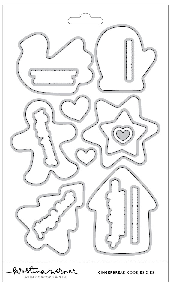**NEW* - Concord & 9th - Gingerbread Cookies Dies