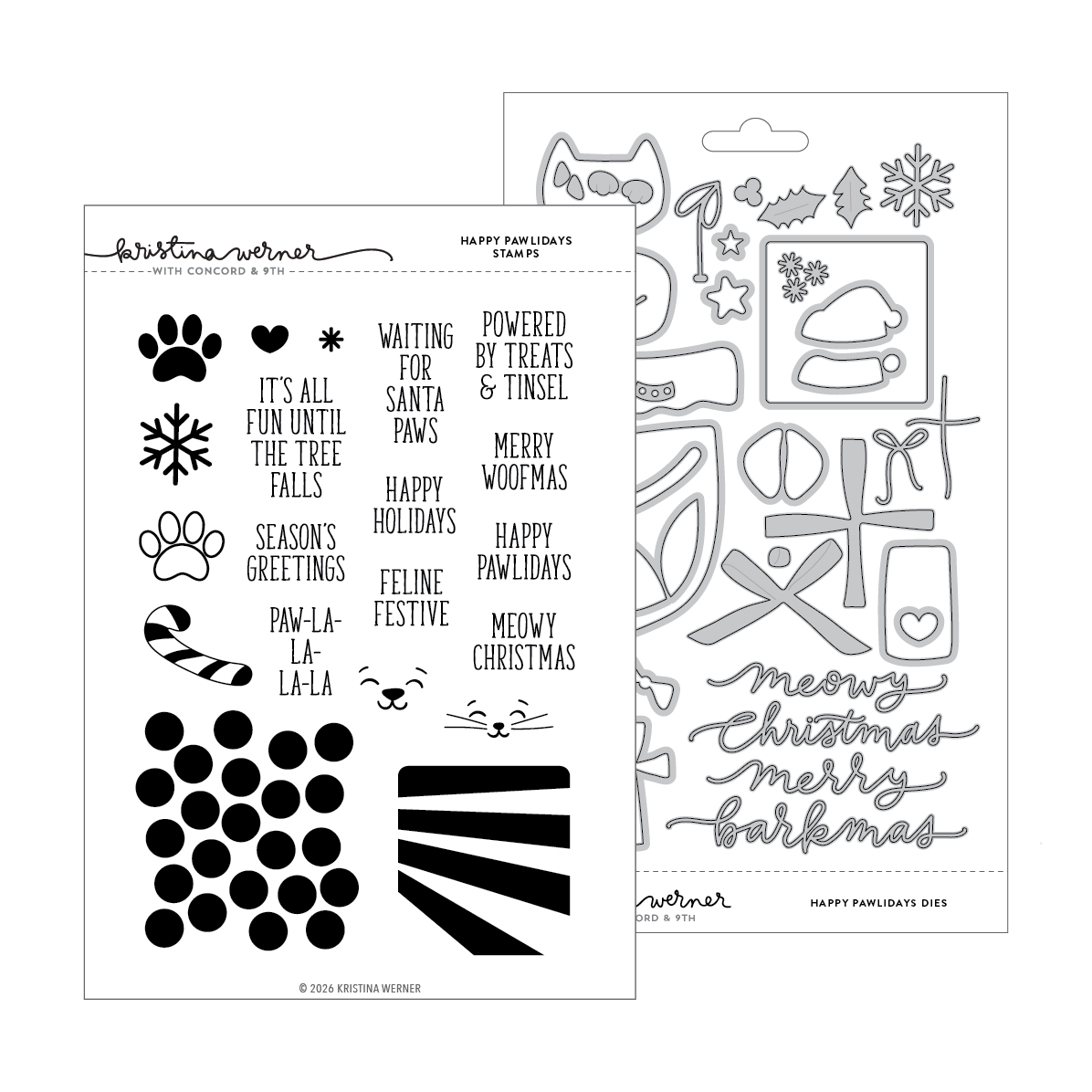 **NEW* - Concord & 9th - Happy Pawlidays Bundle (2 items)