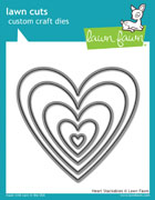 Lawn Fawn- Lawn Cuts - Heart Stackables Dies
