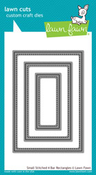 Lawn Fawn- Lawn Cuts - Small Stitched 4 Bar Rectangle