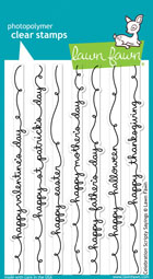 Lawn Fawn- Stamps - Celebration Scripty Sayings