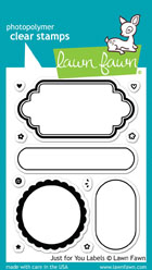Lawn Fawn- Stamps - Just For You Labels