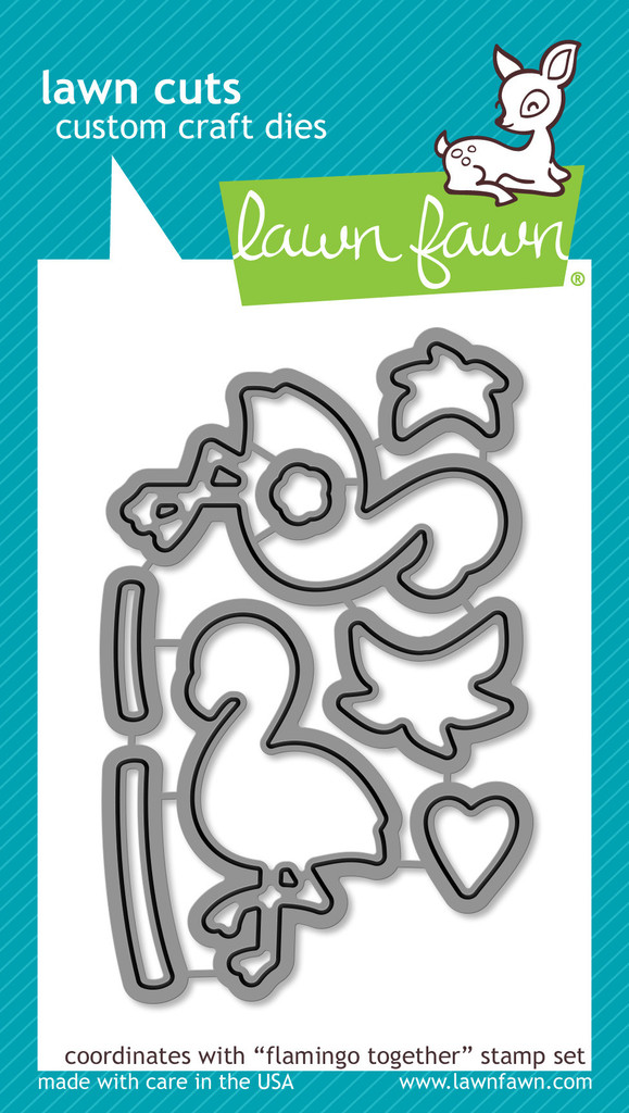 Lawn Fawn- Lawn Cuts -  Flamingo Together