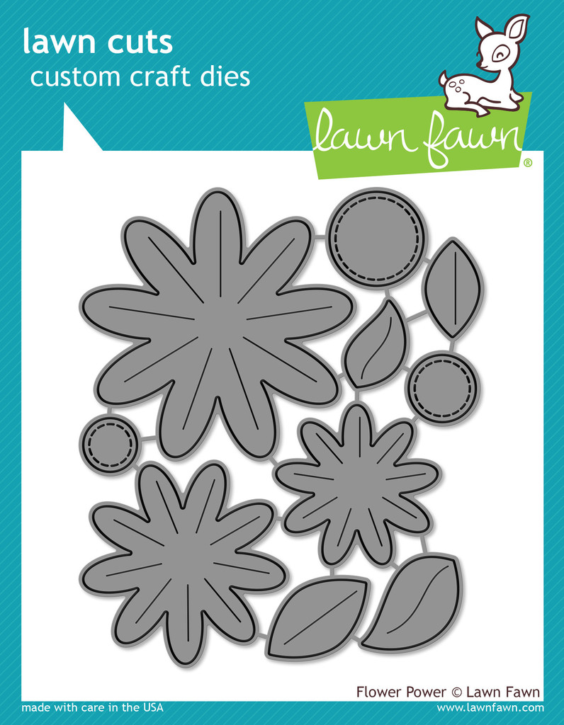 Lawn Fawn- Lawn Cuts - Flower Power