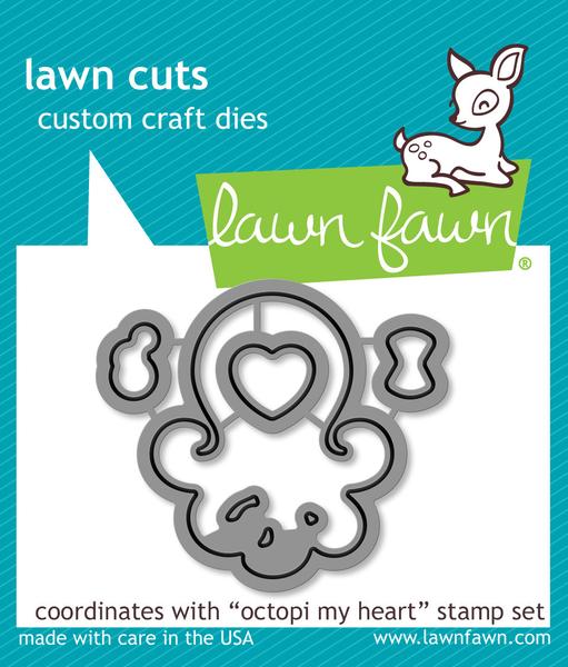 Lawn Fawn- Lawn Cuts - Octopi My Heart