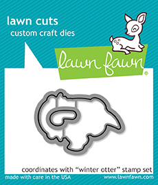 Lawn Fawn - winter otter lawn cuts