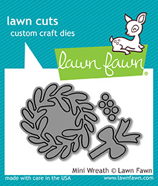 Lawn Fawn - mini wreath